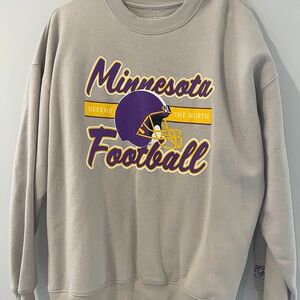 Fangirl tan Minnesota Football Sweatshirt
